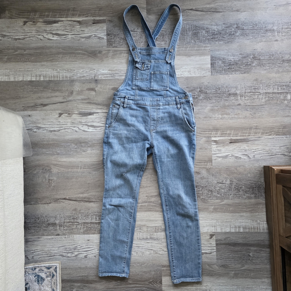 Free People Light Blue Women Jeans Overalls Size 27